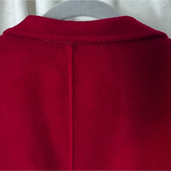 Talbots Red Wool Single Button Satin Lined Blazer size 16 - Picture 9 of 13